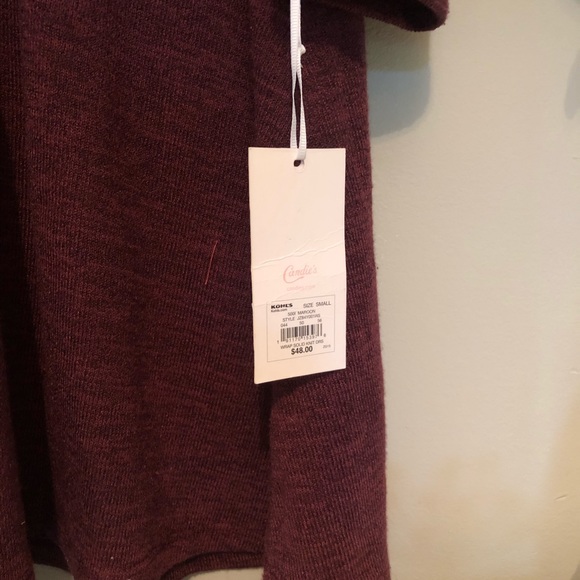 BRAND NEW Candies Maroon Dress - Picture 3 of 3